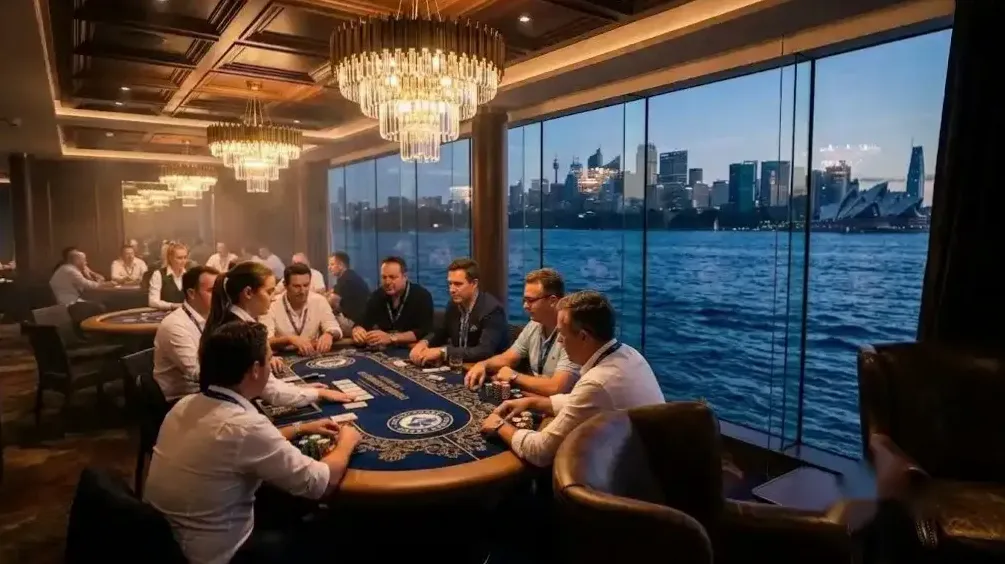 Product reveal on the aft deck stage
